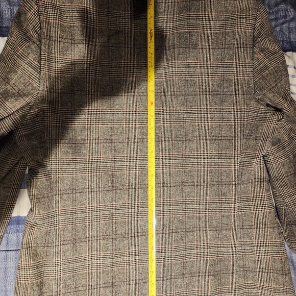NWOT Banana Republic Men's Sport Coat Brown Plaid 42R Italian Fabric TailoredFit - Picture 6 of 10